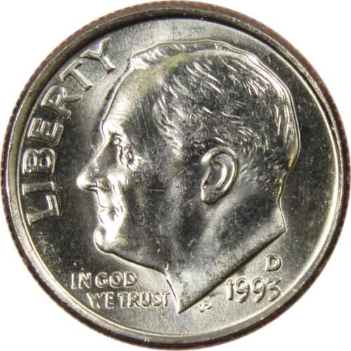 1993 D Coins Roosevelt Dime