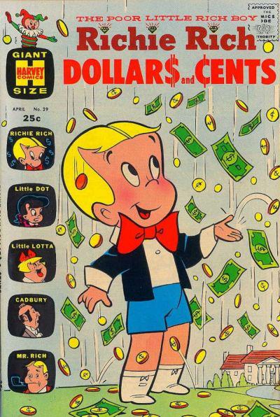 Richie Rich Dollars and Cents #29 (1969) Comic Books Richie Rich Dollars and Cents