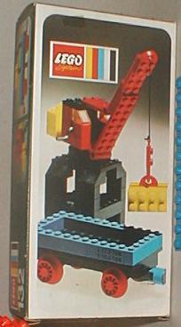 Port Crane and Flat Waggon #132 LEGO Train