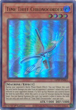 Time Thief Chronocorder GFTP-EN063 YuGiOh Ghosts From the Past