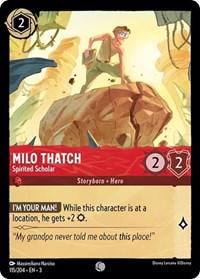 Milo Thatch - Spirited Scholar #115 Lorcana Into the Inklands