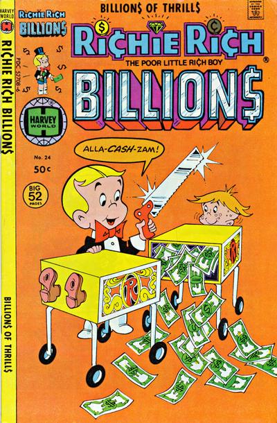 Richie Rich Billions #24 (1978) Comic Books Richie Rich Billions