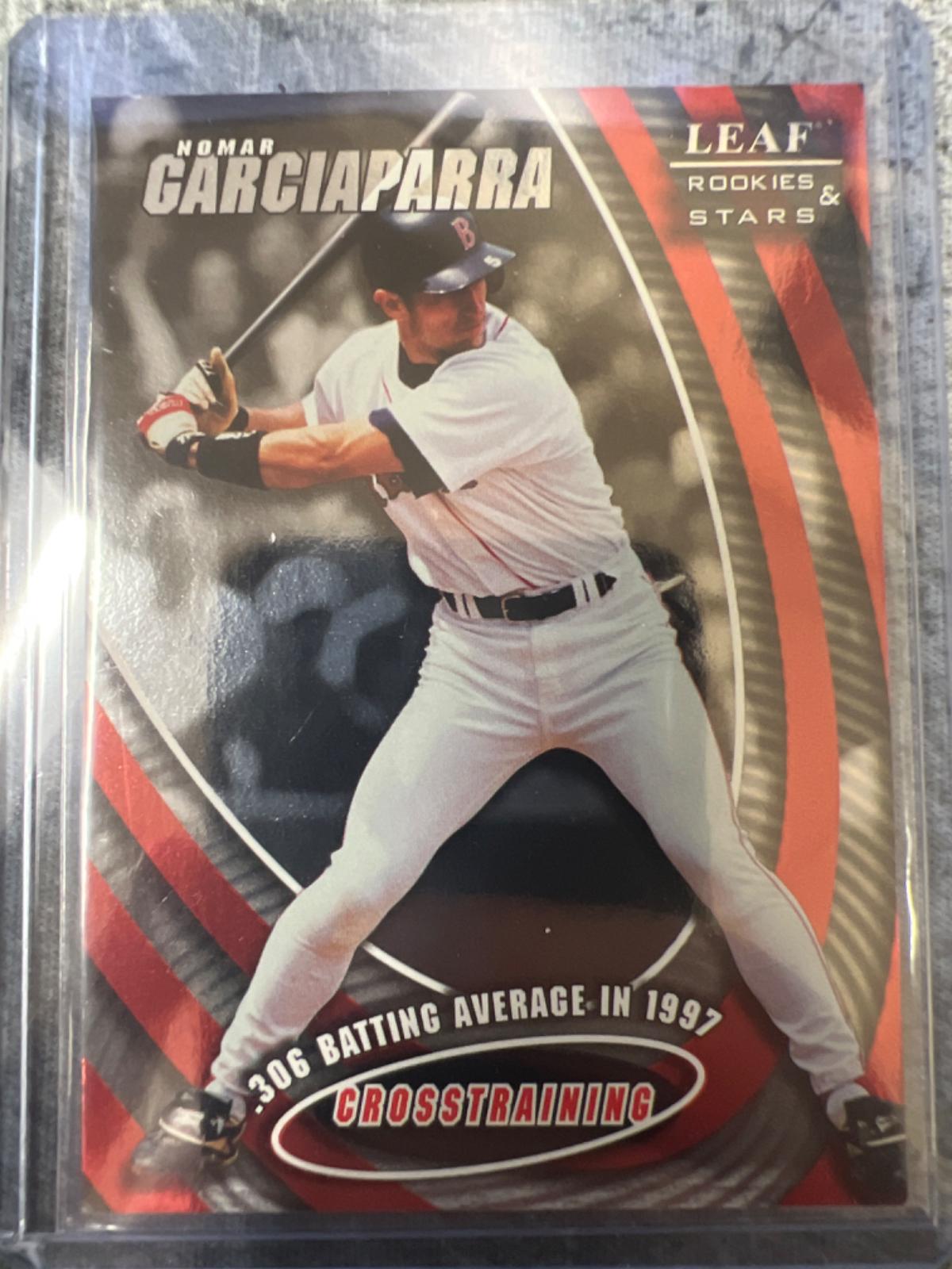 Nomar Garciaparra #9 Baseball Cards 1998 Leaf Rookies & Stars Crosstraining