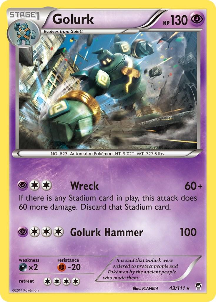 Golurk #43 Pokemon Furious Fists