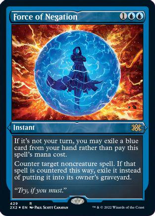 Force of Negation [Foil Etched] #429 Prices | Magic Double Masters