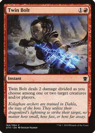 Twin Bolt Magic Dragons of Tarkir
