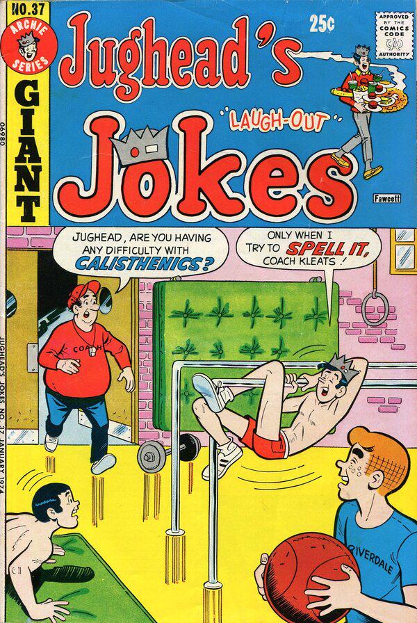 Jughead's Jokes #37 (1974) Comic Books Jughead's Jokes