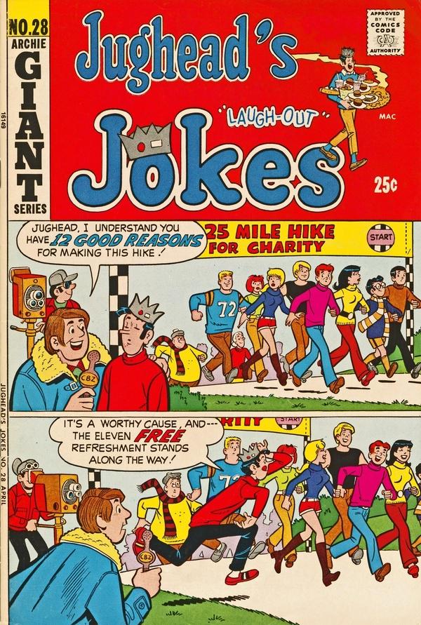Jughead's Jokes #28 (1972) Comic Books Jughead's Jokes
