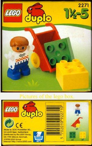 Boy With Barrow #2271 LEGO DUPLO