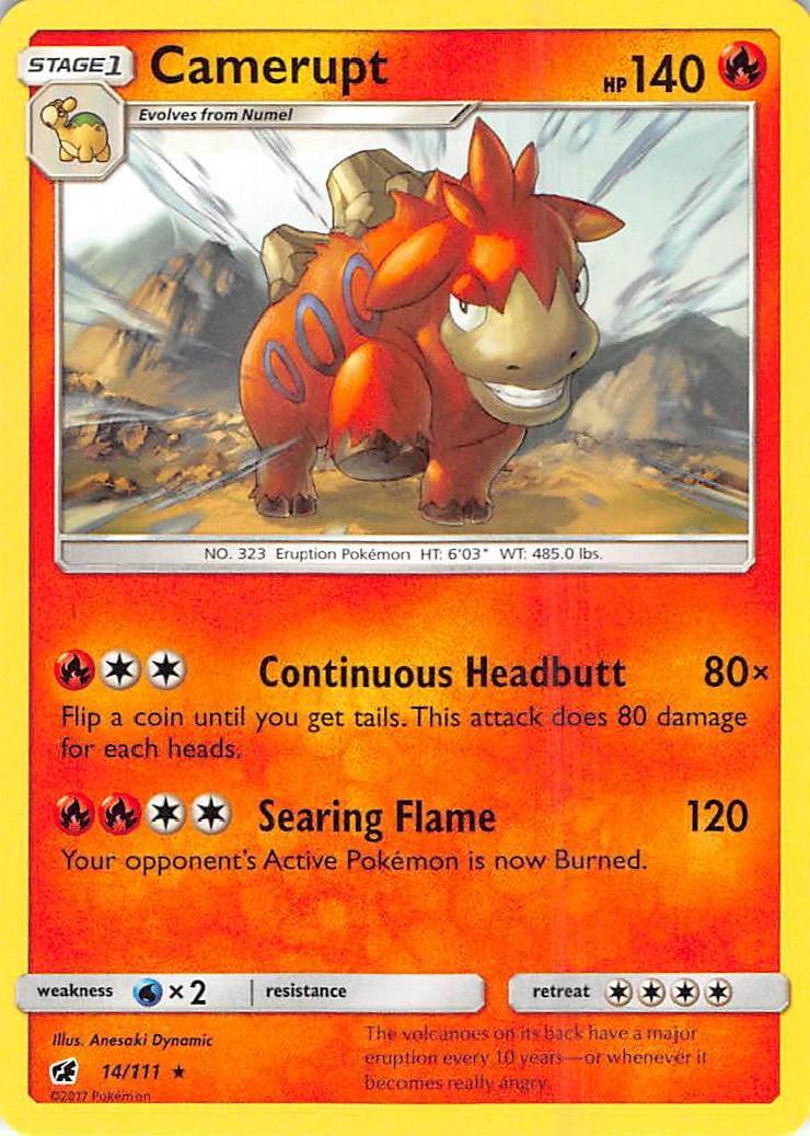 Camerupt #14 Pokemon Crimson Invasion