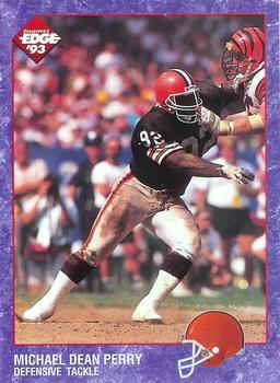 Michael Dean Perry #40 Football Cards 1993 Collector's Edge