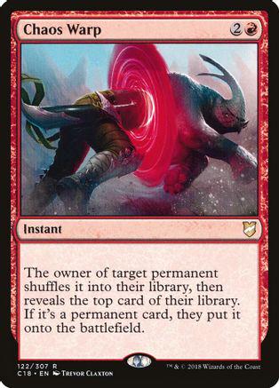 Chaos Warp Magic Commander 2018