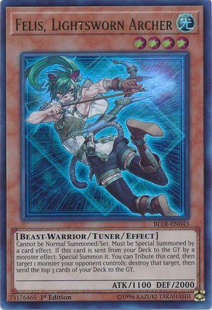 Felis, Lightsworn Archer BLLR-EN043 YuGiOh Battles of Legend: Light's Revenge
