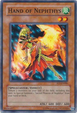 Hand of Nephthys FET-EN006 YuGiOh Flaming Eternity