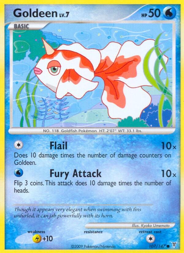 Goldeen #107 Pokemon Supreme Victors