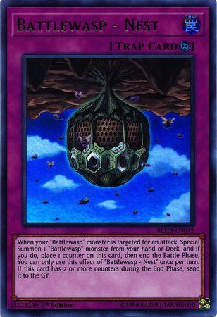 Battlewasp - Nest BLHR-EN042 YuGiOh Battles of Legend: Hero's Revenge