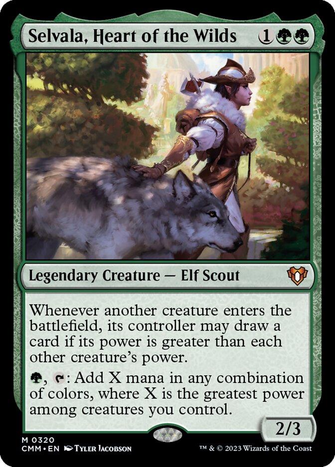 Selvala, Heart of the Wilds #320 Magic Commander Masters