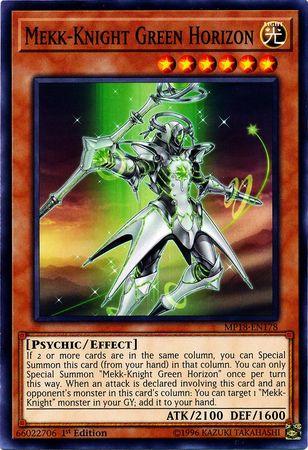 Mekk-Knight Green Horizon MP18-EN178 YuGiOh 2018 Mega-Tin Mega Pack