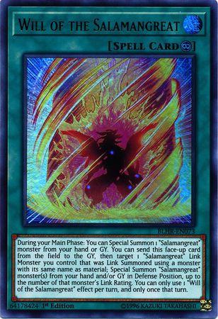 Will of the Salamangreat BLHR-EN073 YuGiOh Battles of Legend: Hero's Revenge