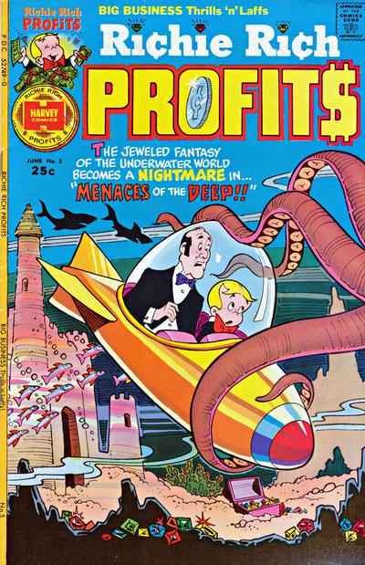 Richie Rich Profits #5 (1975) Comic Books Richie Rich Profits
