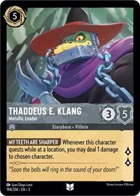 Thaddeus E. Klang - Metallic Leader #194 Lorcana Into the Inklands