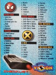 Checklist #100 Marvel 1996 Fleer Vision Prices