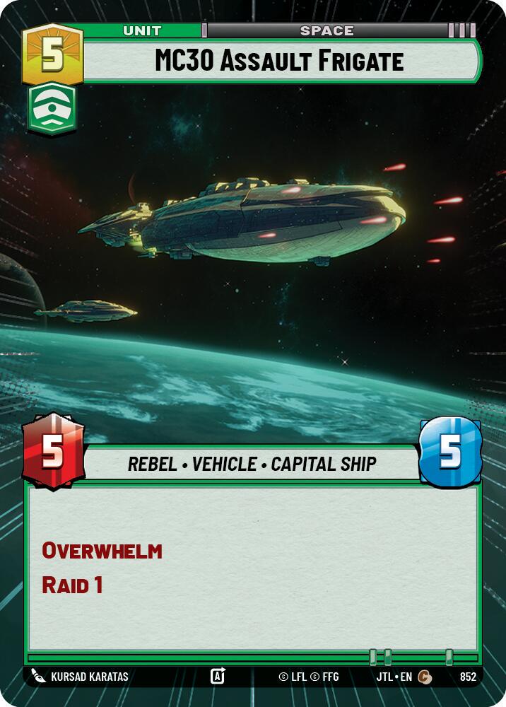 MC30 Assault Frigate [Hyperspace Foil] #852