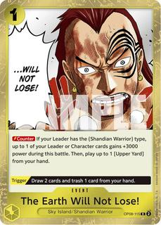 The Earth Will Not Lose! OP08-115