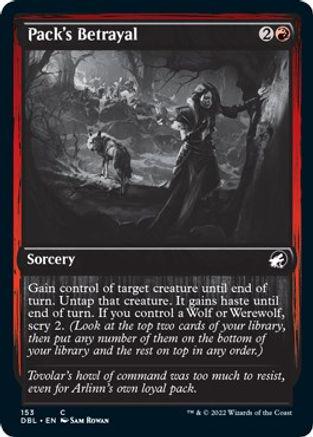 Pack's Betrayal Magic Innistrad: Double Feature