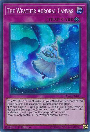 The Weather Auroral Canvas SPWA-EN041 YuGiOh Spirit Warriors