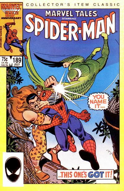 Marvel Tales #189 (1986) Comic Books Marvel Tales