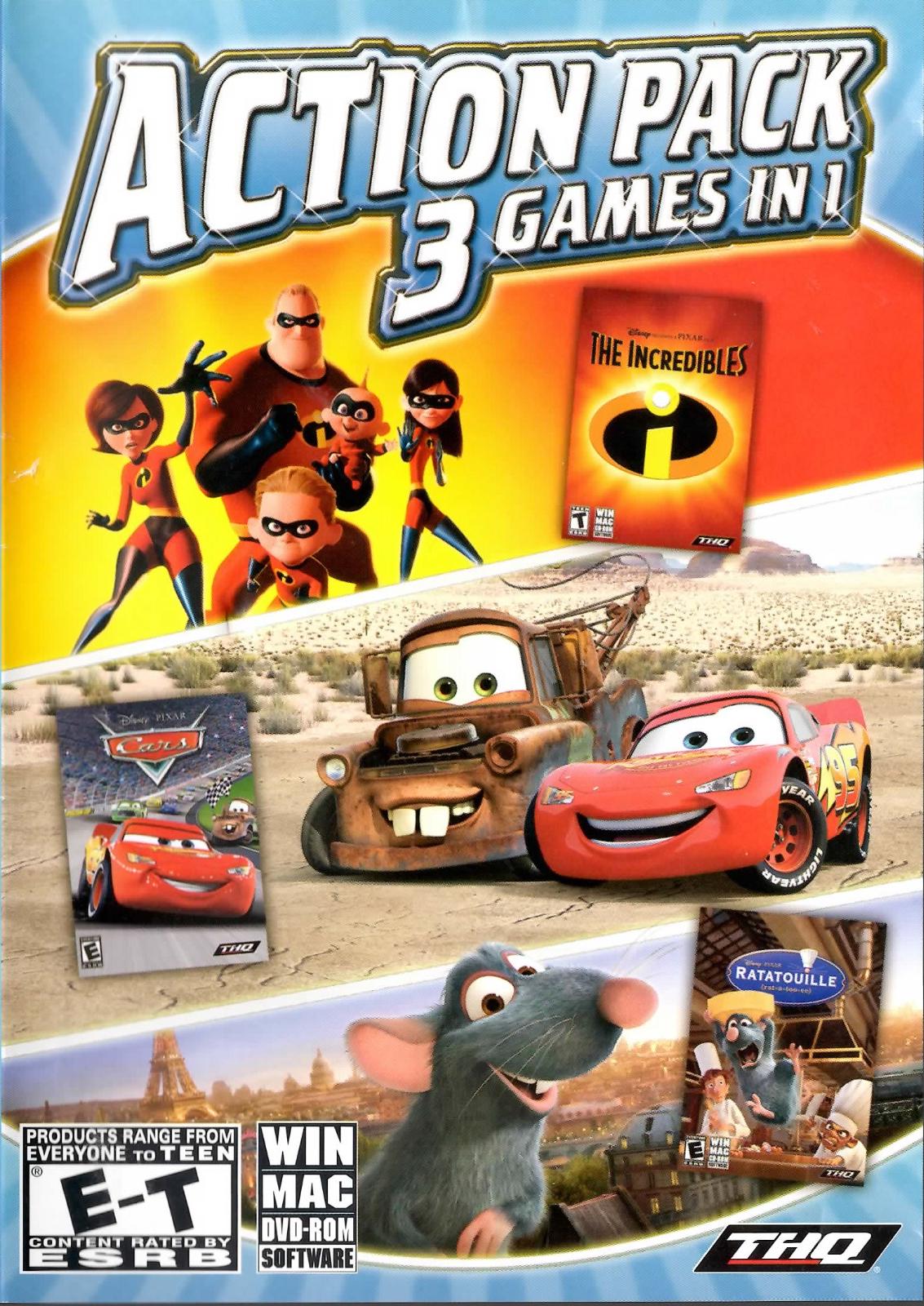 Action Pack: 3 Games In 1 PC Games