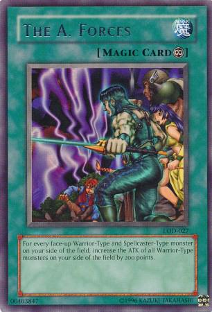 The A. Forces LOD-027 YuGiOh Legacy of Darkness