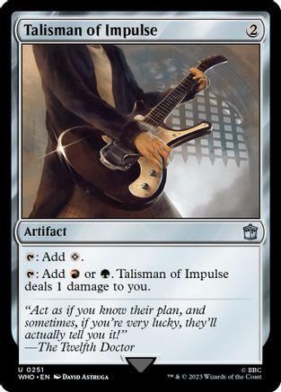 Talisman of Impulse #251 Magic Doctor Who