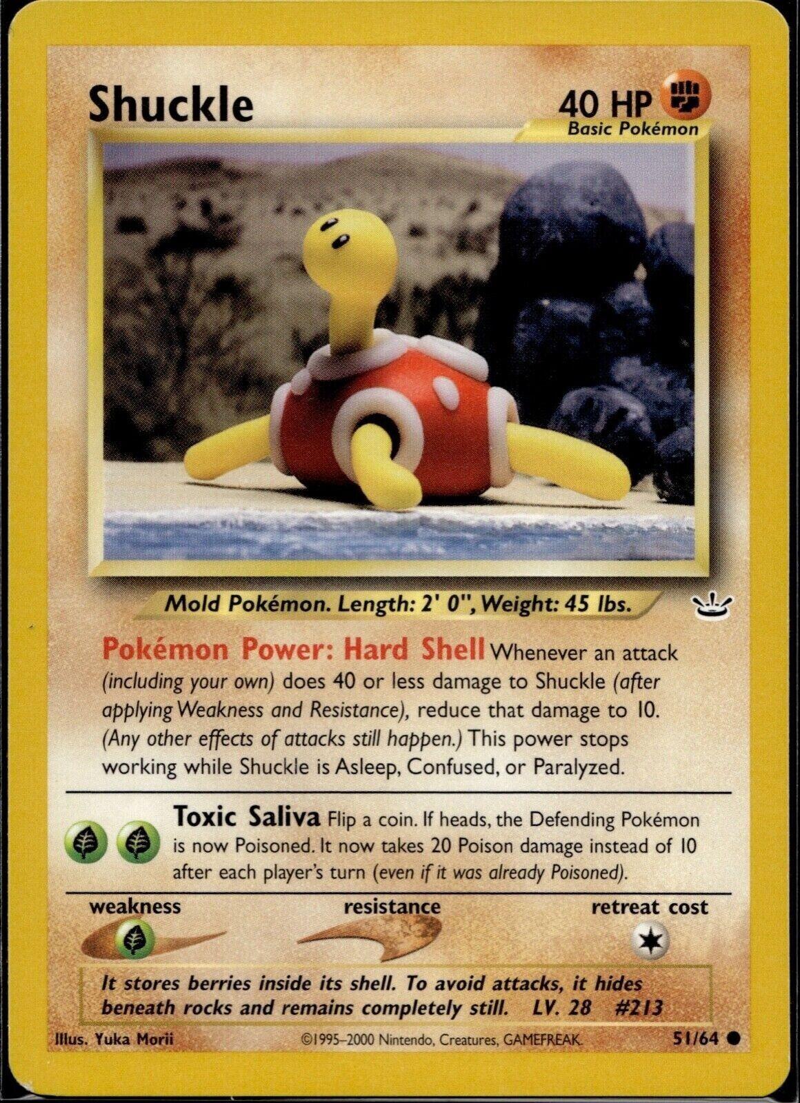 Shuckle #51 Pokemon Neo Revelation