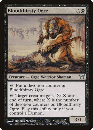 Bloodthirsty Ogre Magic Champions of Kamigawa