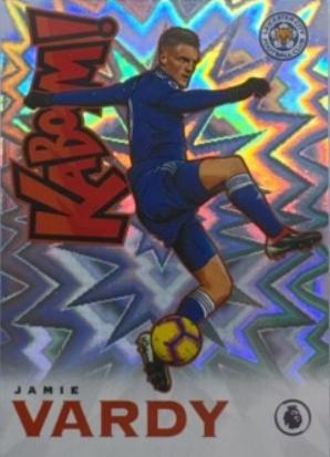 Jamie Vardy #K-8 Soccer Cards 2019 Panini Prizm Premier League Kaboom