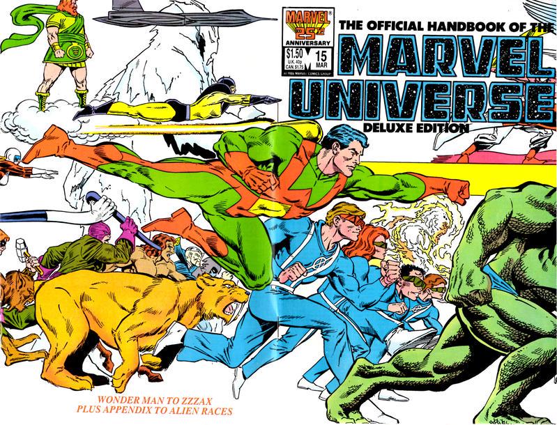 Official Handbook of the Marvel Universe #15 (1987) Comic Books Official Handbook of the Marvel Universe