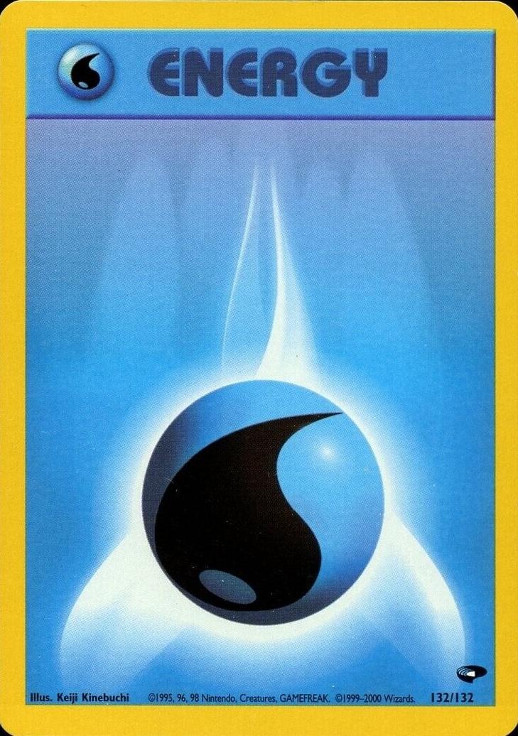 Water Energy #132 Pokemon Gym Challenge