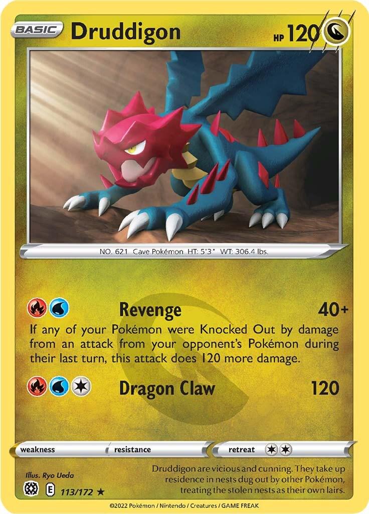 Druddigon #113 Pokemon Brilliant Stars