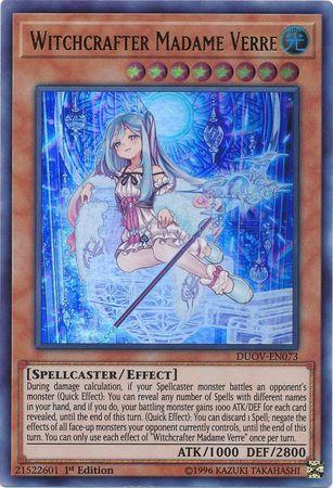Witchcrafter Madame Verre DUOV-EN073 YuGiOh Duel Overload