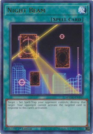 Night Beam MAGO-EN147 YuGiOh Maximum Gold