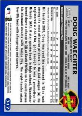 Back Of Card | Doug Waechter Baseball Cards 2003 Topps