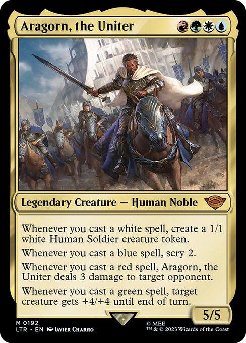 Aragorn, the Uniter #192 Magic Lord of the Rings
