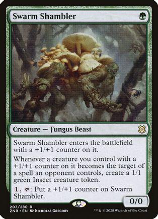 Swarm Shambler #207 Magic Zendikar Rising
