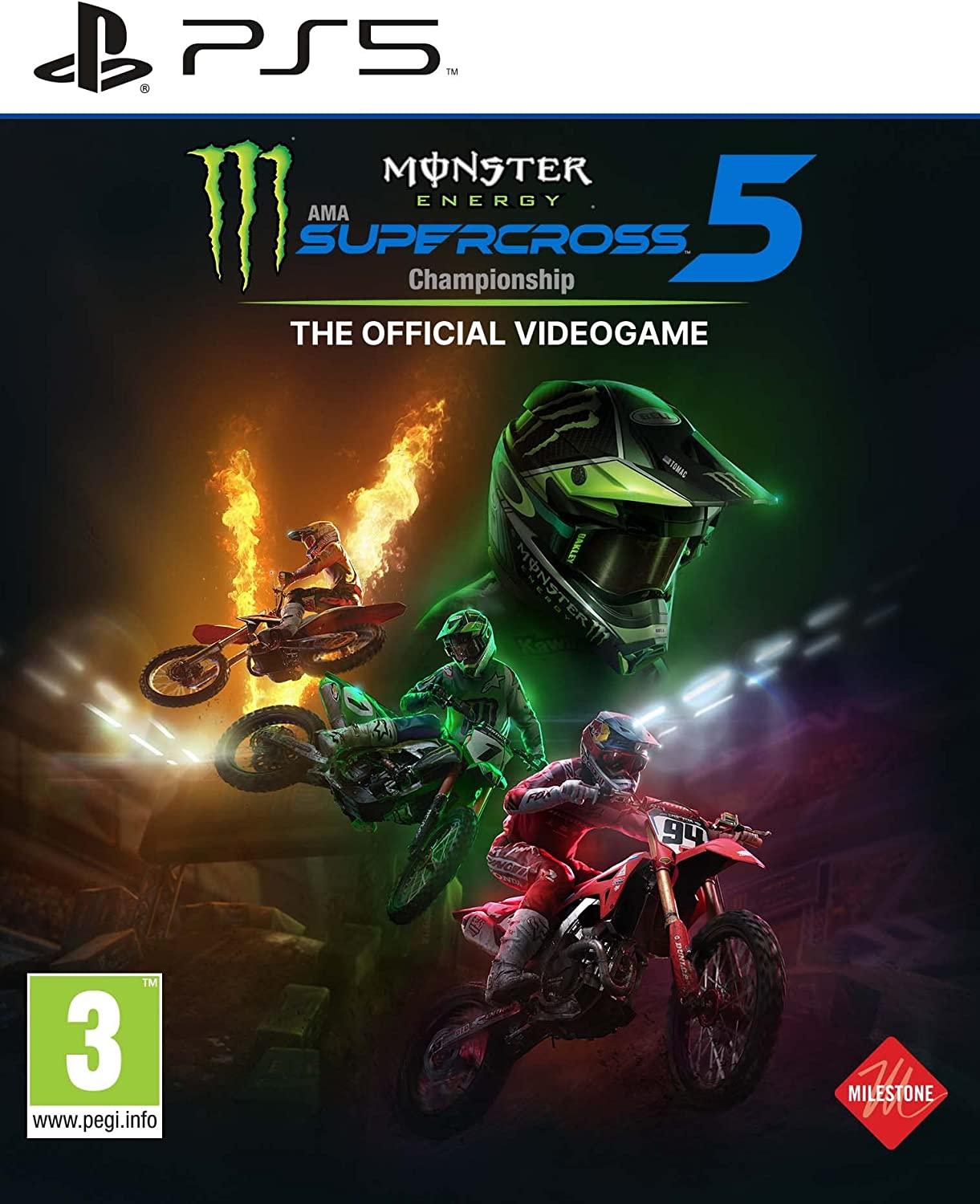 Monster Energy Supercross 5 PAL Playstation 5