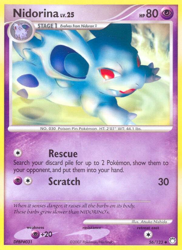 Nidorina #56 Pokemon Mysterious Treasures