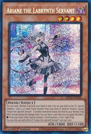 Ariane the Labrynth Servant MP23-EN228 YuGiOh 25th Anniversary Tin: Dueling Heroes Mega Pack
