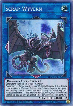 Scrap Wyvern CHIM-ENSE1 YuGiOh Chaos Impact