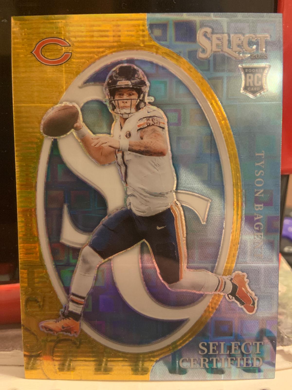 Tyson Bagent [Gold Prizm] #CRO-TBA Prices [Rookie] | 2023 Panini Select ...